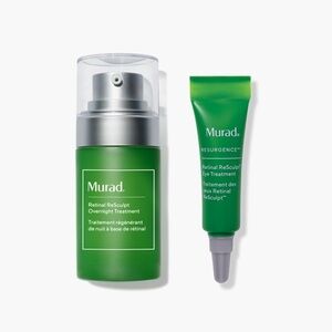 Murad Retinal Lift & ReSculpt Overnight Treatment & Eye Cream - Two Item Set NEW